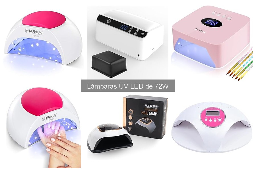 Mantenimiento de lámparas UV LED de 72W para uñas