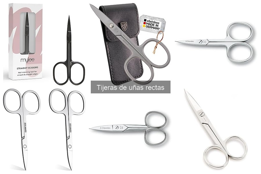 Mantenimiento y limpieza de tijeras de uñas rectas