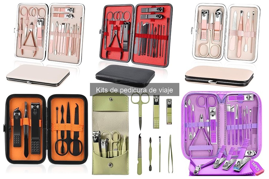 ** Mejor kit de pedicura de viaje para avión: Top 3 opciones