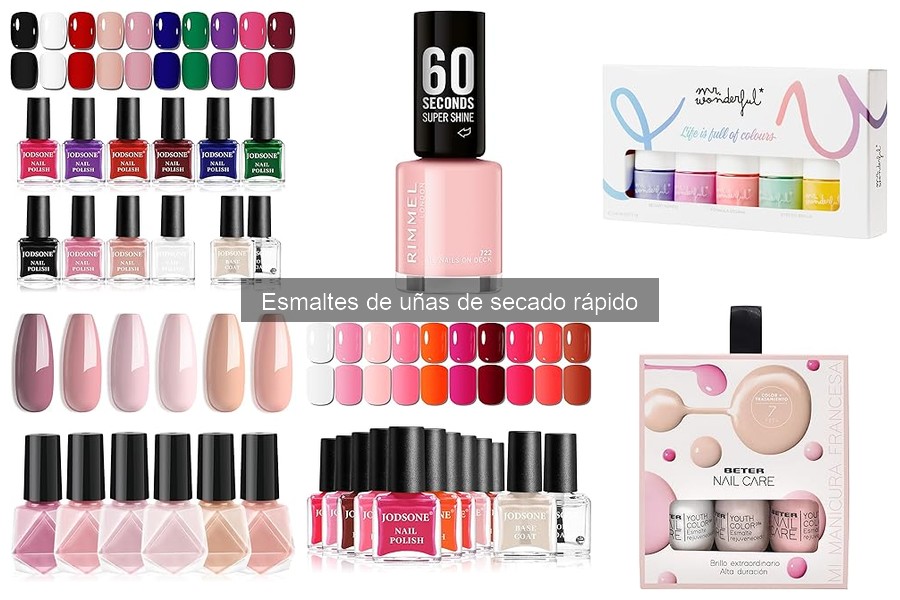 Mejores esmaltes de uñas de secado rápido para uso diario