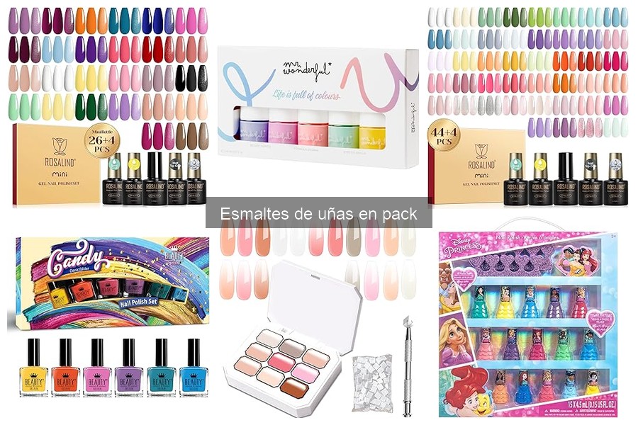 Mejores esmaltes de uñas en pack por durabilidad