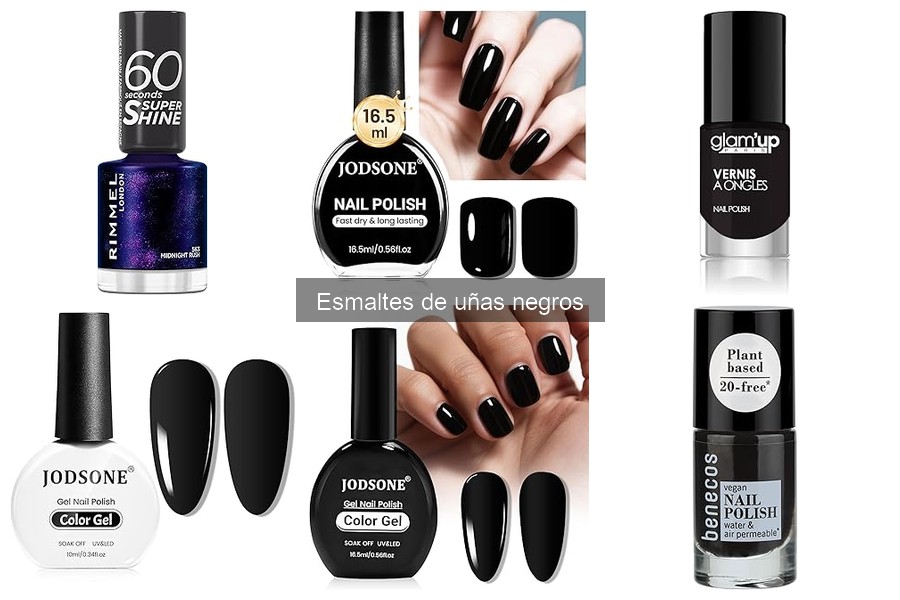 Mejores esmaltes de uñas negros para piel clara