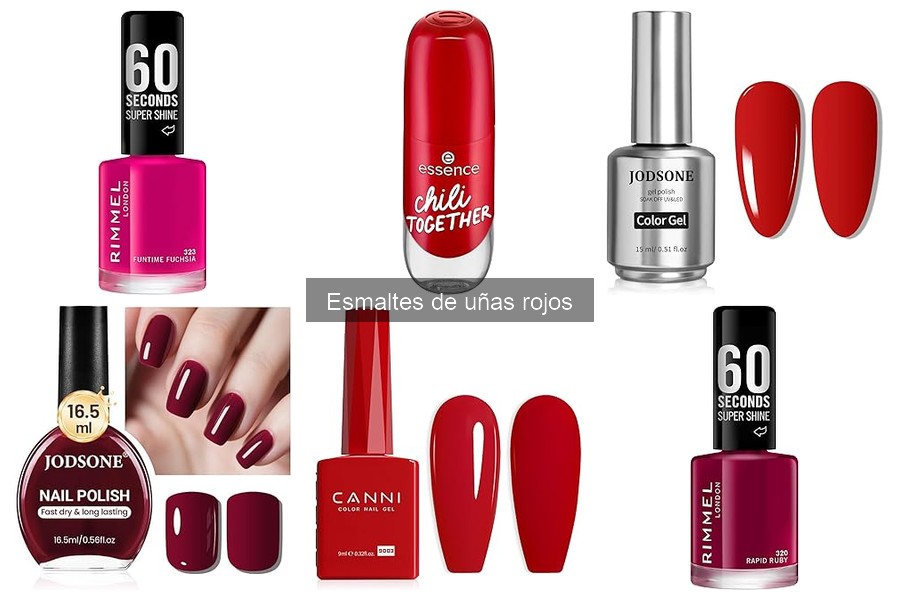 Mejores esmaltes de uñas rojos: Durabilidad y calidad