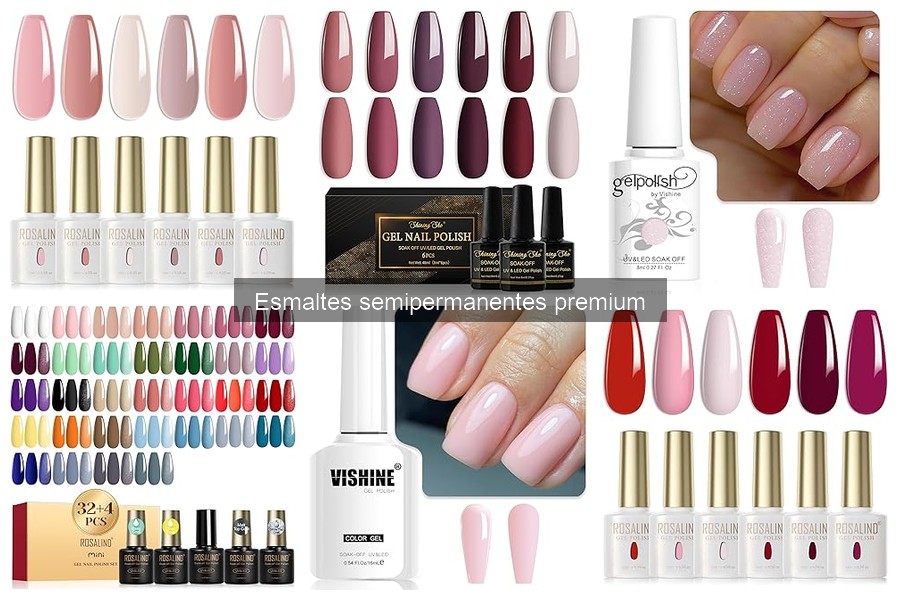 Mejores esmaltes semipermanentes premium para principiantes