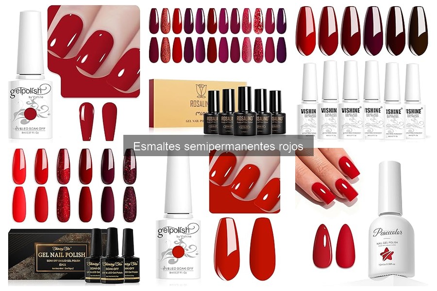 Mejores esmaltes semipermanentes rojos para pieles claras