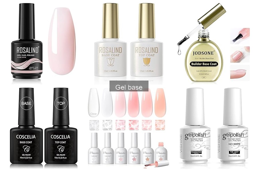 Mejores geles base para uñas de larga duración