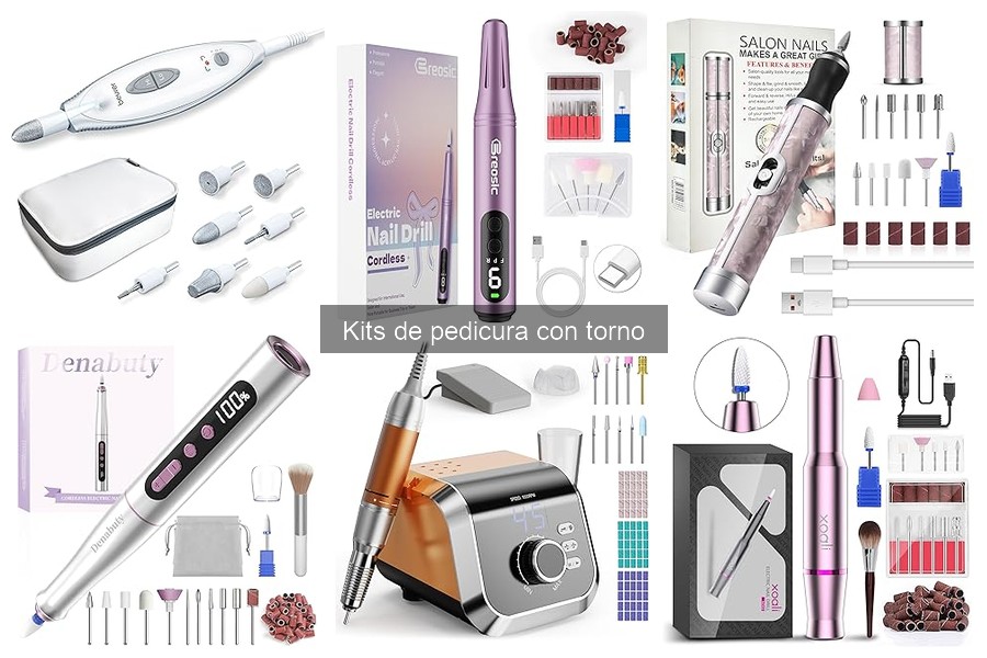 Mejores Kits de Pedicura con Torno: Comparativa 2023