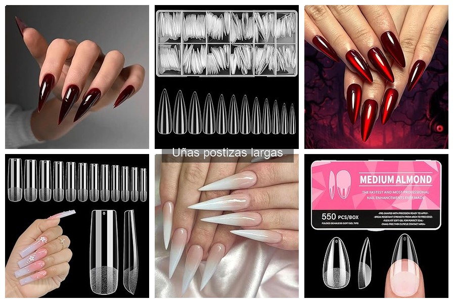 Mejores kits de uñas postizas largas para lucir perfectas