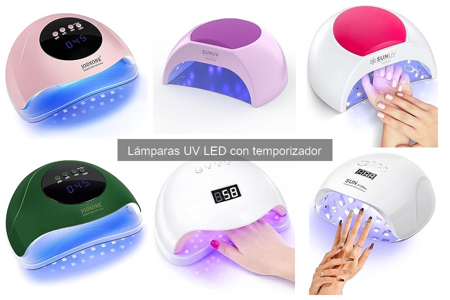 ** Mejores lámparas UV LED con temporizador para manicura en casa
