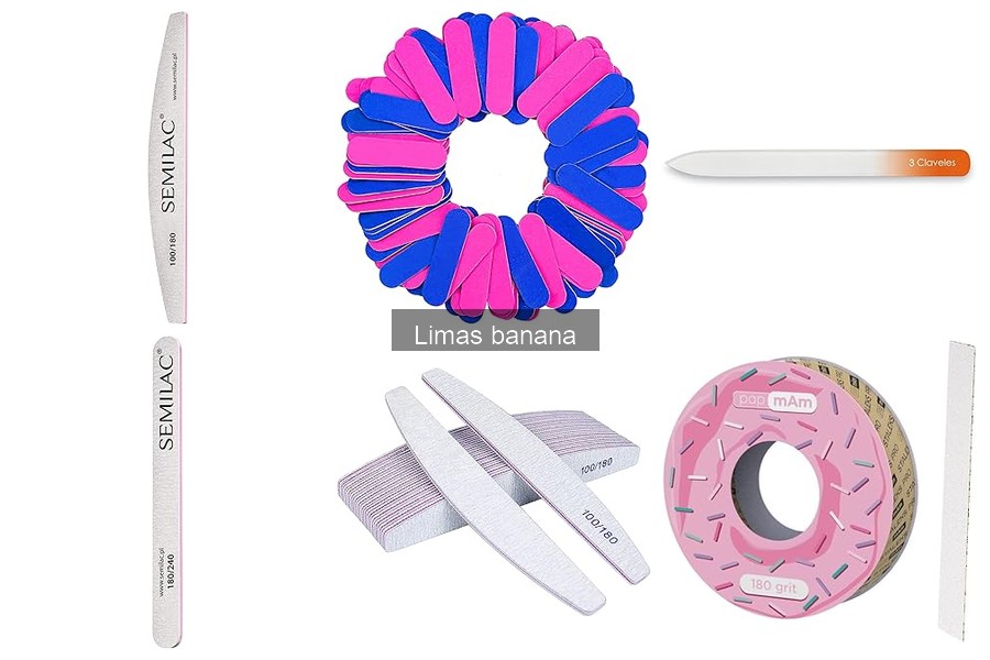 Mejores limas banana para manicura en casa: comparativa 2023
