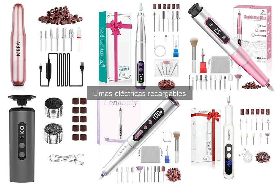 Mejores limas eléctricas recargables para manicura en casa