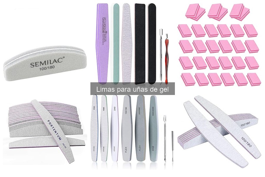 Mejores limas para uñas de gel: comparativa de marcas