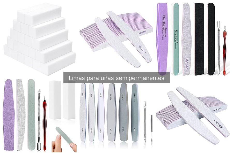 Mejores limas para uñas semipermanentes para principiantes