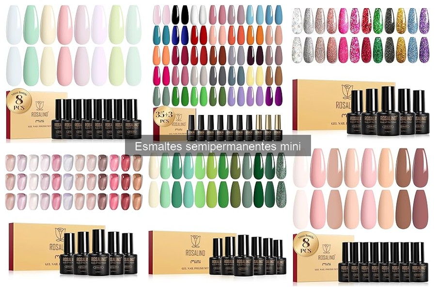 Mejores marcas de esmaltes semipermanentes mini para uñas