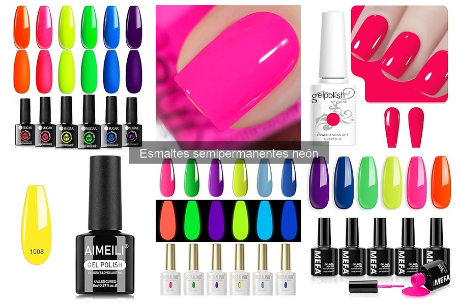 Mejores marcas de esmaltes semipermanentes neón comparativa