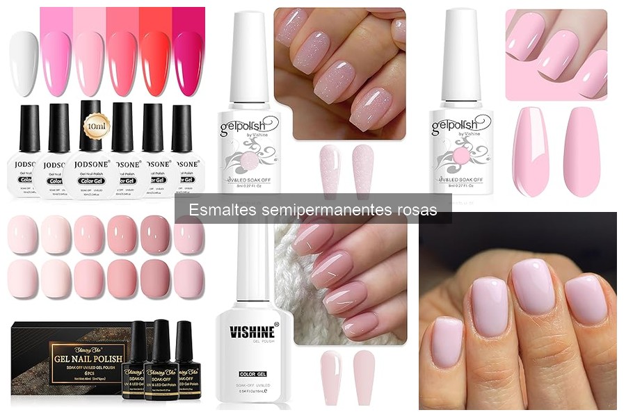 Mejores marcas de esmaltes semipermanentes rosas para tus uñas