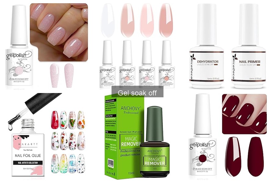 Mejores marcas de gel soak off: comparativa y reseñas