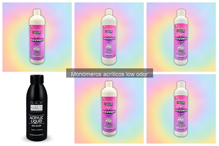 Mejores marcas de monómeros acrílicos low odor para uñas