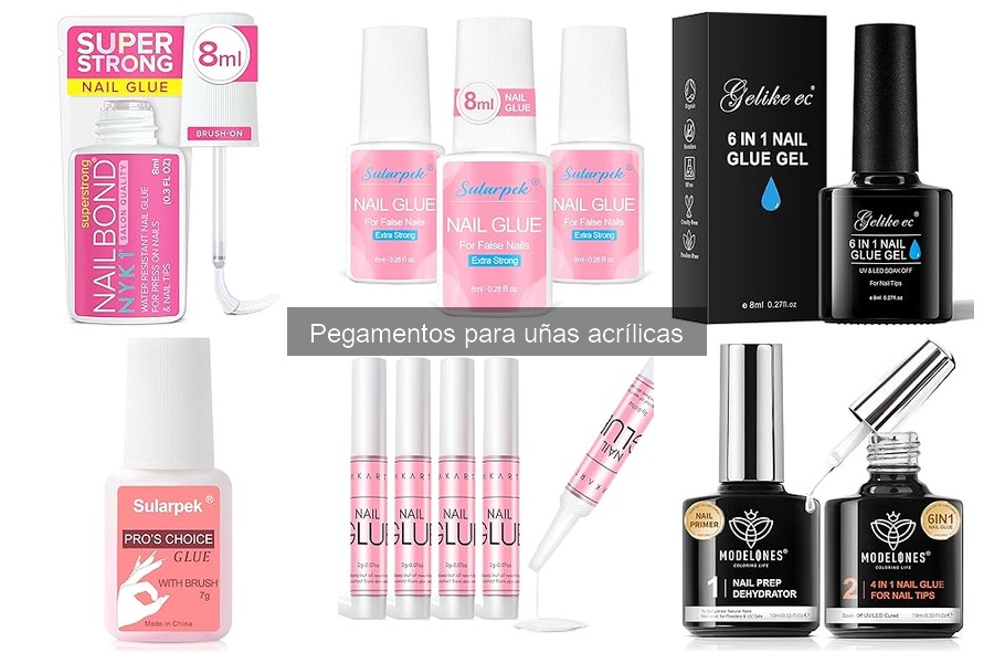 Mejores marcas de pegamento para uñas acrílicas comparativa