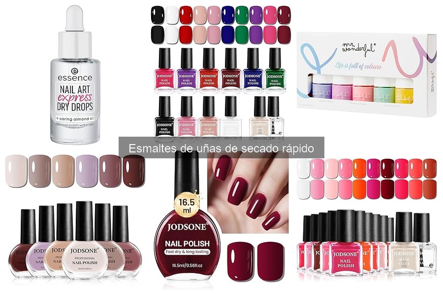 Mejores ofertas de esmaltes de uñas de secado rápido