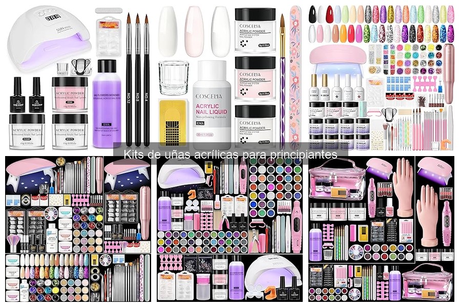 Mejores ofertas de kits de uñas acrílicas para principiantes