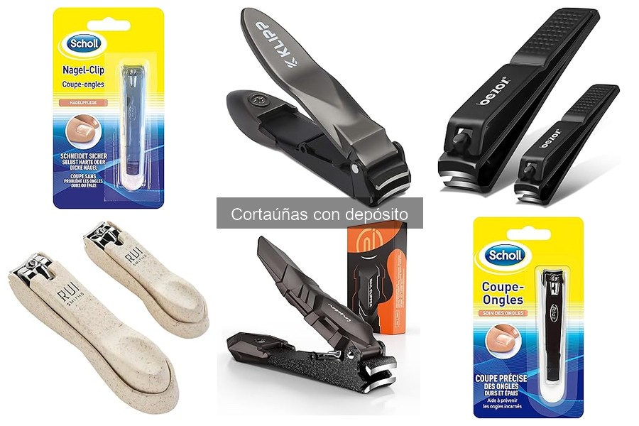 Mejores ofertas en cortaúñas con depósito para ahorrar