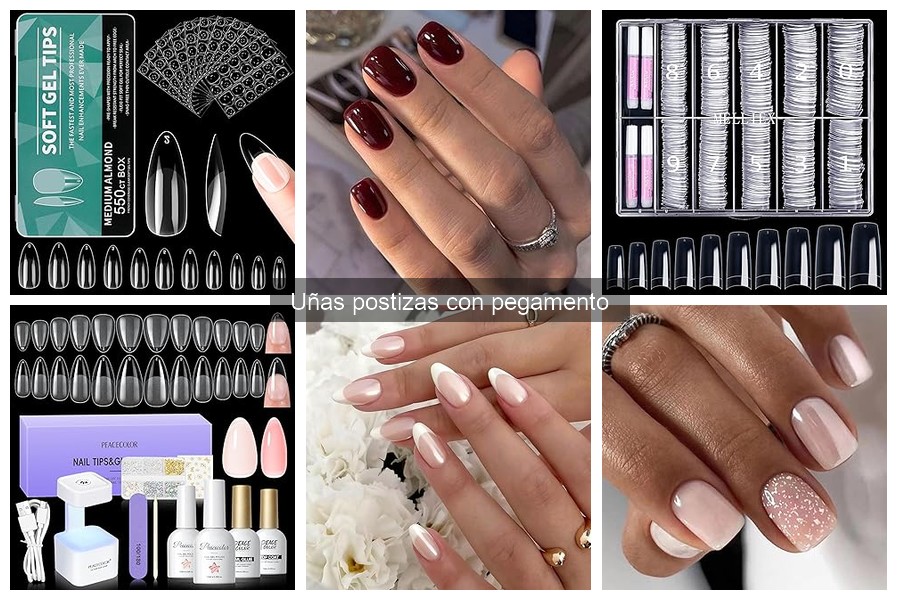 Mejores ofertas en uñas postizas con pegamento