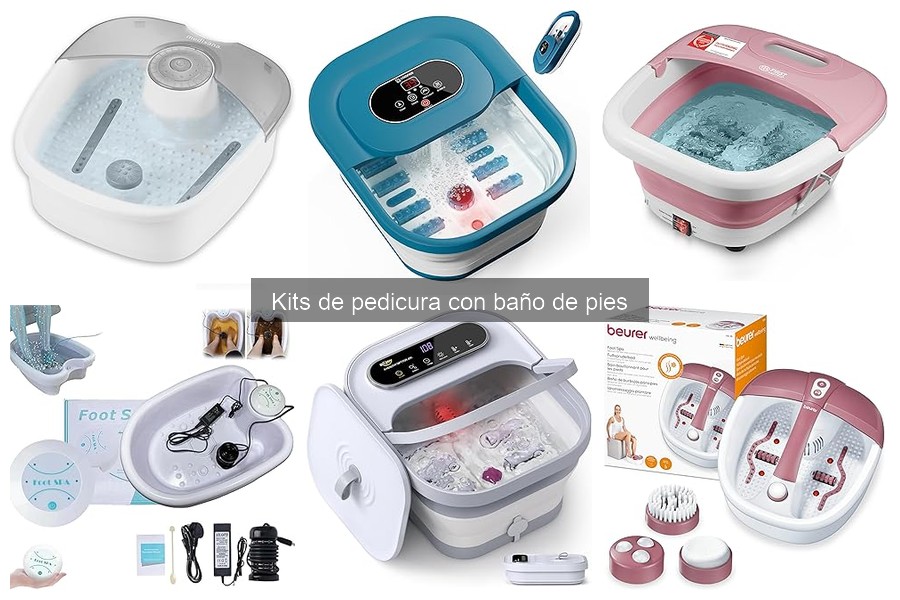Mejores ofertas y precios en kits de pedicura con baño de pies