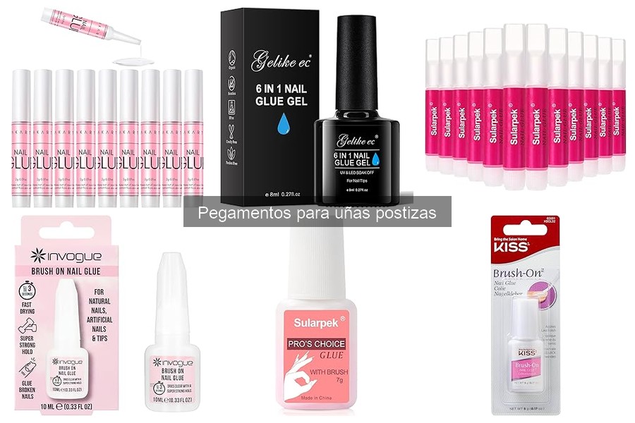 Mejores pegamentos para uñas postizas: durabilidad comparativa