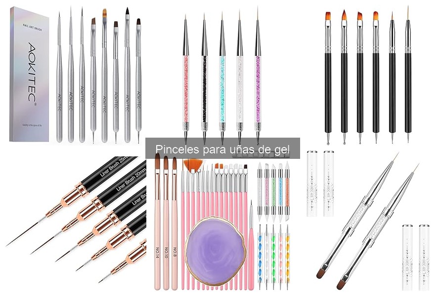 Mejores pinceles para uñas de gel para principiantes