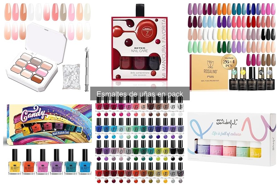 Mejores tiendas para comprar esmaltes de uñas en pack