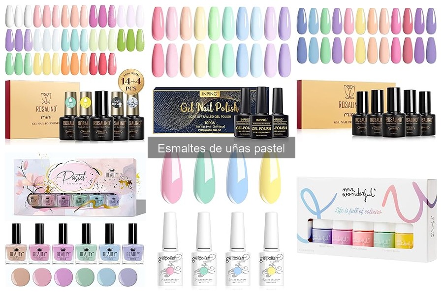 Mejores tiendas para comprar esmaltes de uñas pastel baratos