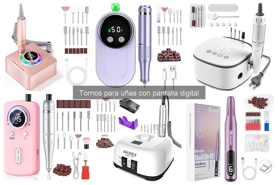 Mejores tornos para uñas con pantalla digital en 2023