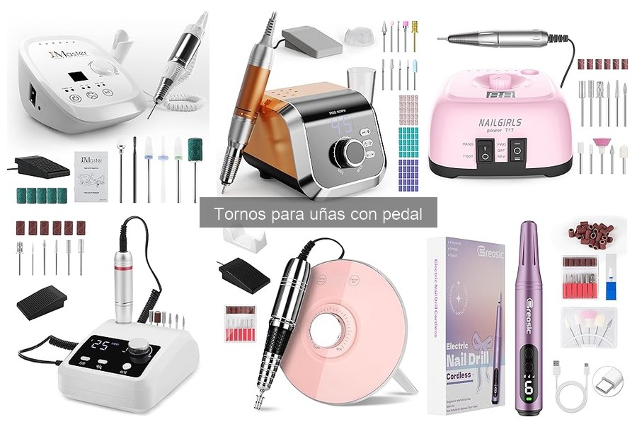 Mejores tornos para uñas con pedal: marcas y comparativa