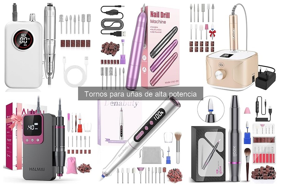Mejores tornos para uñas de alta potencia para casa