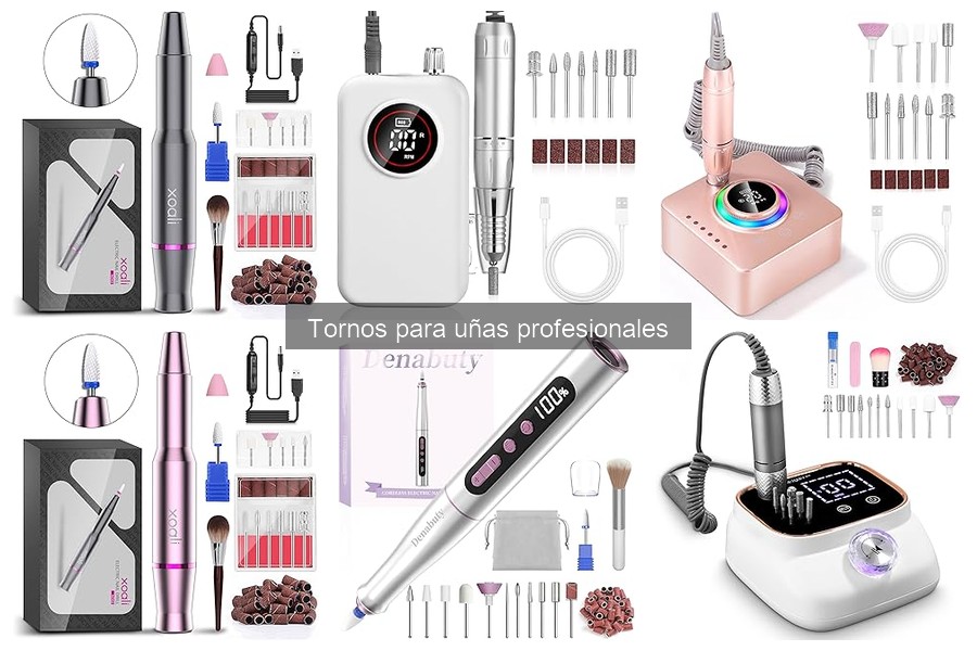 Mejores tornos para uñas profesionales para uso doméstico