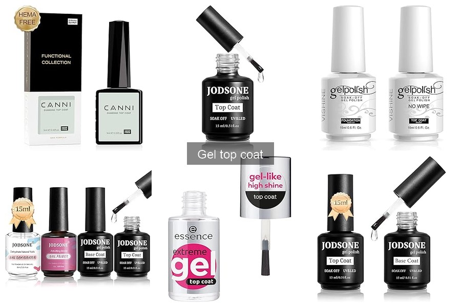 Opiniones sobre gel top coat de marcas populares