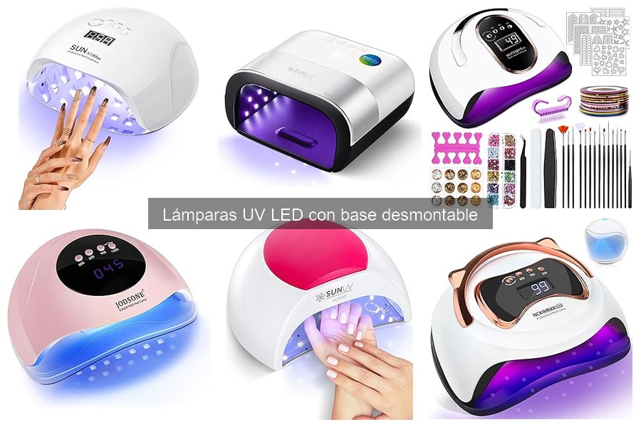 Opiniones sobre lámparas UV LED con base desmontable