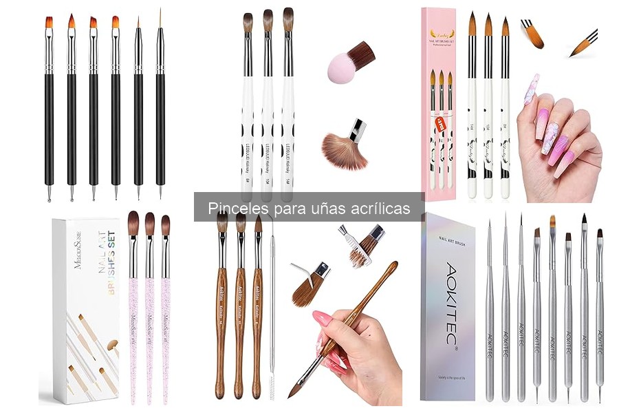 Opiniones sobre los mejores pinceles para uñas acrílicas