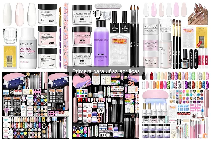 Opiniones sobre los mejores primers para uñas acrílicas