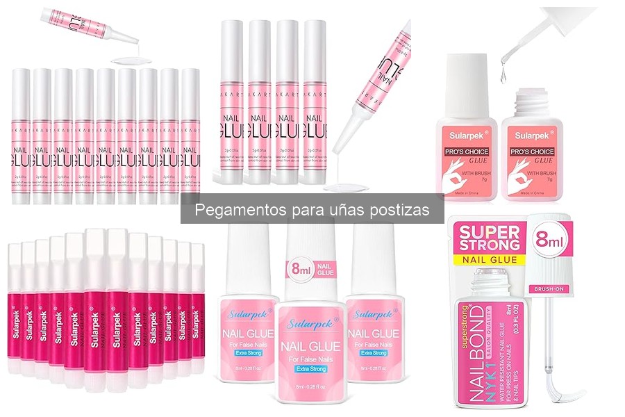 Opiniones sobre pegamentos para uñas postizas populares