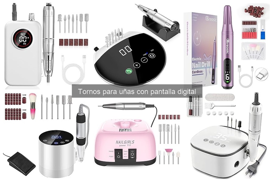 Opiniones sobre tornos para uñas con pantalla digital