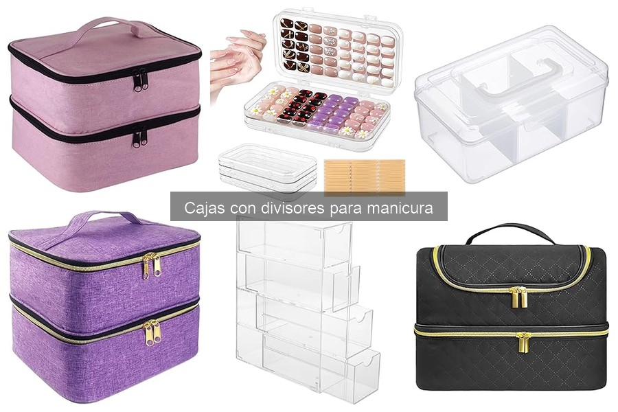 Organiza tus productos de manicura con cajas divisoras