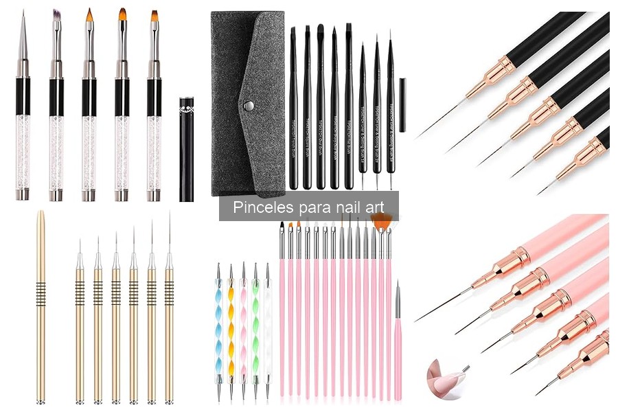 Pinceles para nail art recomendados para principiantes