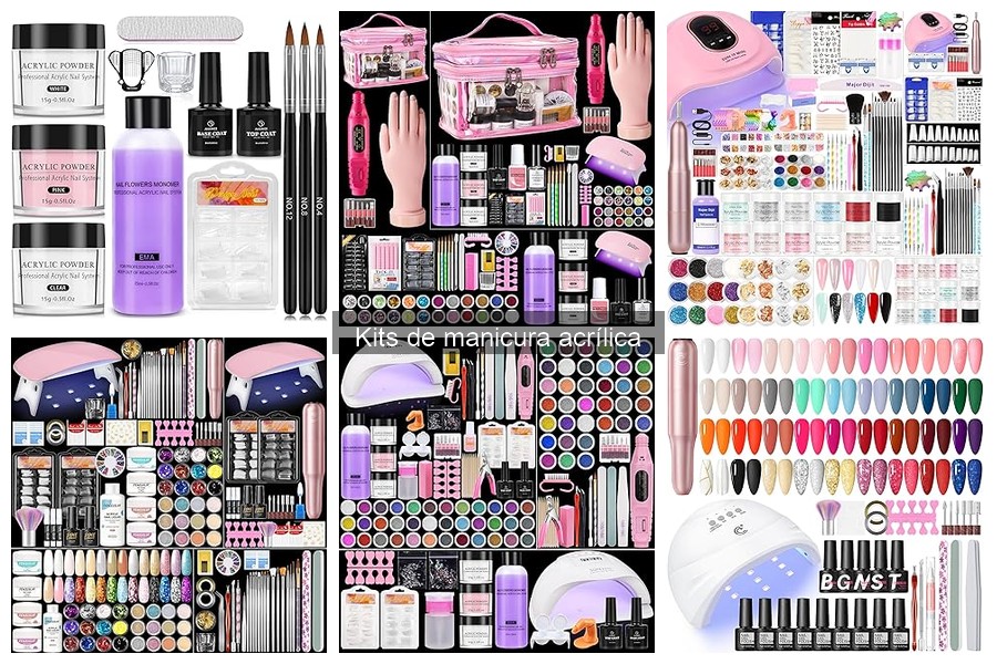 Precio promedio de kits de manicura acrílica en 2023