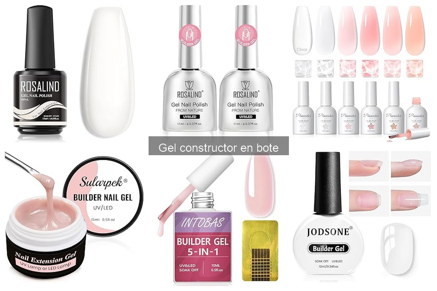 Precio promedio del gel constructor en bote: ¿cuánto cuesta?