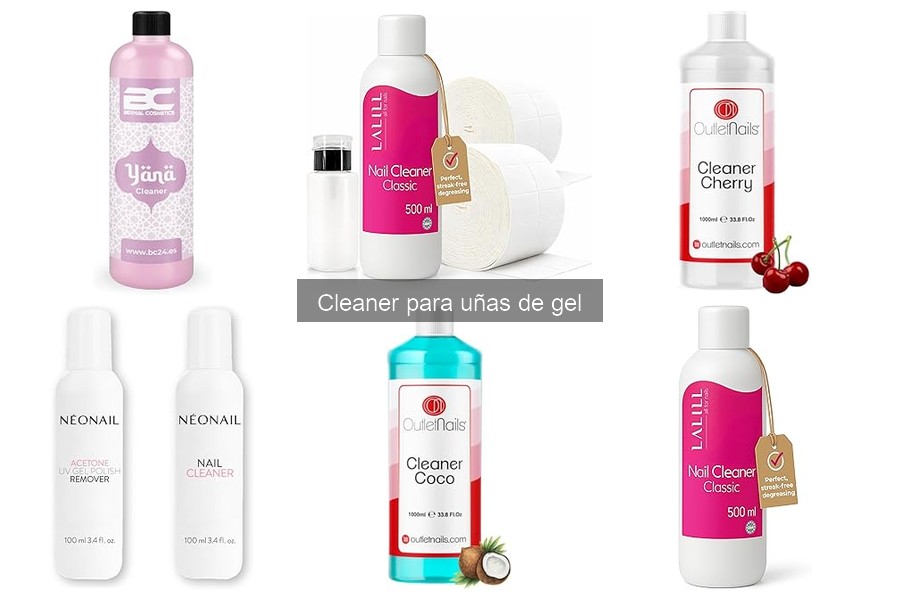 Precios promedio de cleaners para uñas de gel en 2023