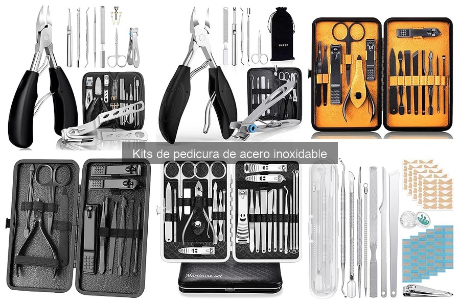 Preguntas frecuentes sobre kits de pedicura de acero inoxidable
