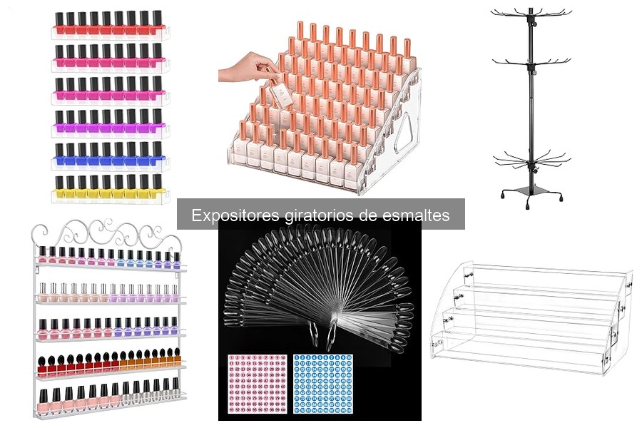 Problemas comunes con expositores giratorios de esmaltes