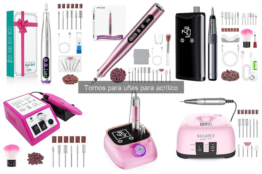 Problemas comunes con tornos para uñas acrílicos y soluciones